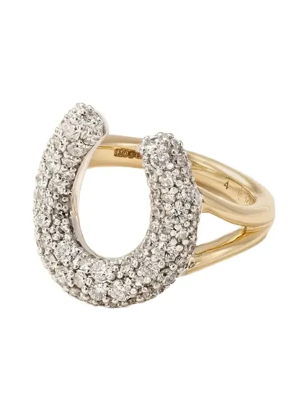 14-karat White And Yellow Gold Diamond Ring