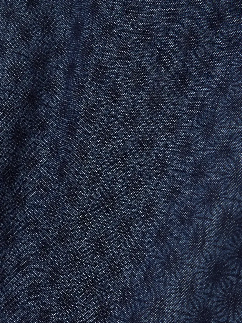 Dries Van Noten Printed Denim Midi Dress | Thumbnail 4