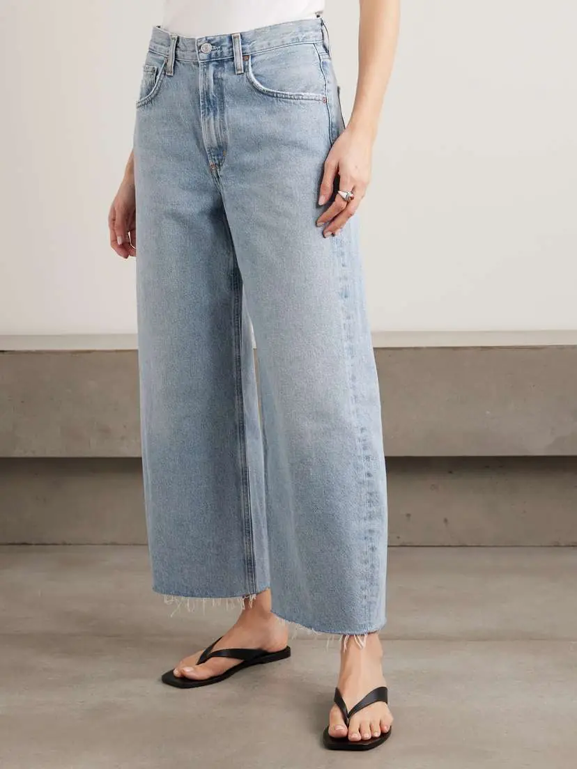 AGOLDE Low Curve Fray High-rise Barrel-leg Jeans | Thumbnail 3 AGOLDE Low Curve Fray High-rise Barrel-leg Jeans | Thumbnail 3