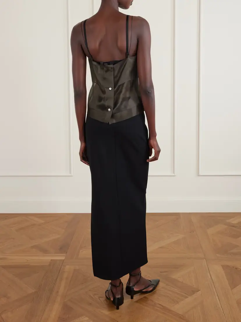 Calvin Klein Collection Carmen Layered Silk-organza Top | Thumbnail 4 Calvin Klein Collection Carmen Layered Silk-organza Top | Thumbnail 4