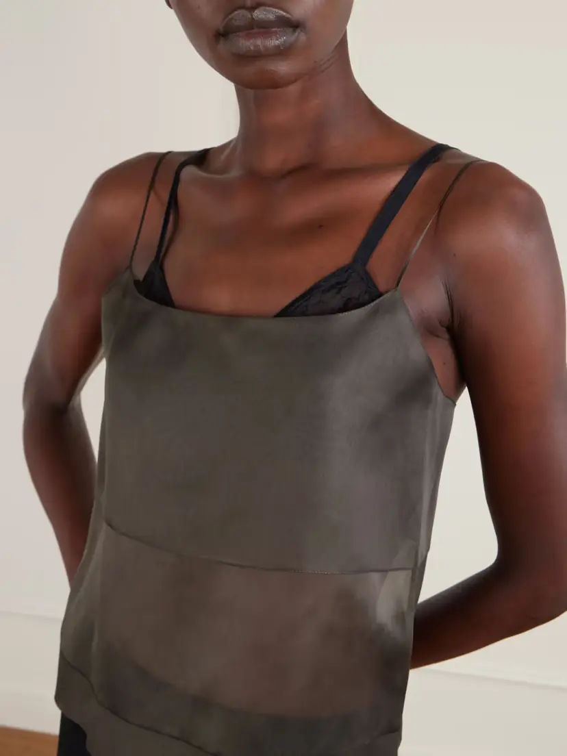 Calvin Klein Collection Carmen Layered Silk-organza Top | Thumbnail 5 Calvin Klein Collection Carmen Layered Silk-organza Top | Thumbnail 5