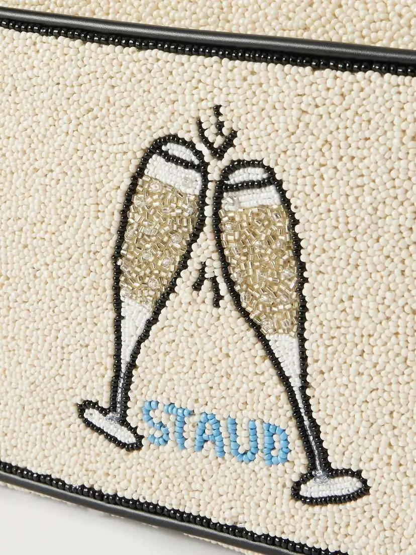 Staud Tommy Bead-embellished Satin Shoulder Bag | Thumbnail 5 Staud Tommy Bead-embellished Satin Shoulder Bag | Thumbnail 5