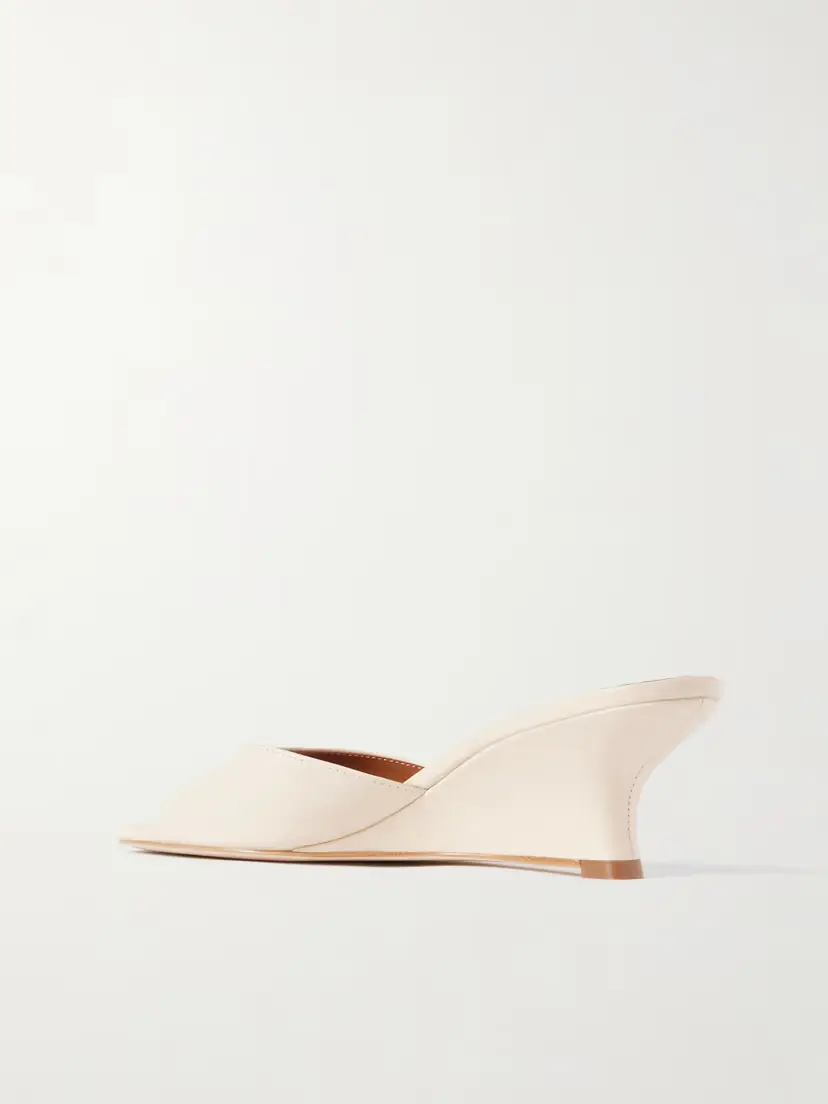 Staud Brigitte Leather Wedge Mules | Thumbnail 3 Staud Brigitte Leather Wedge Mules | Thumbnail 3