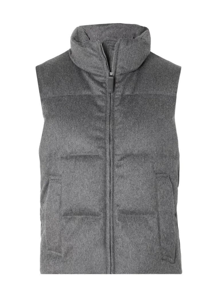 Max Mara Camoroso Quilted Padded Cashmere Down Gilet | Image 1 Max Mara Camoroso Quilted Padded Cashmere Down Gilet | Image 1