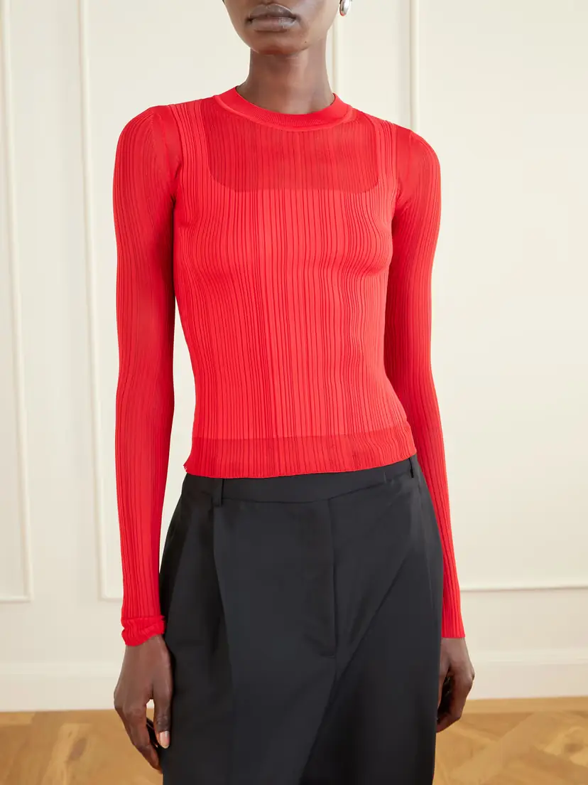 Sportmax Ribbed-knit Top | Thumbnail 3 Sportmax Ribbed-knit Top | Thumbnail 3