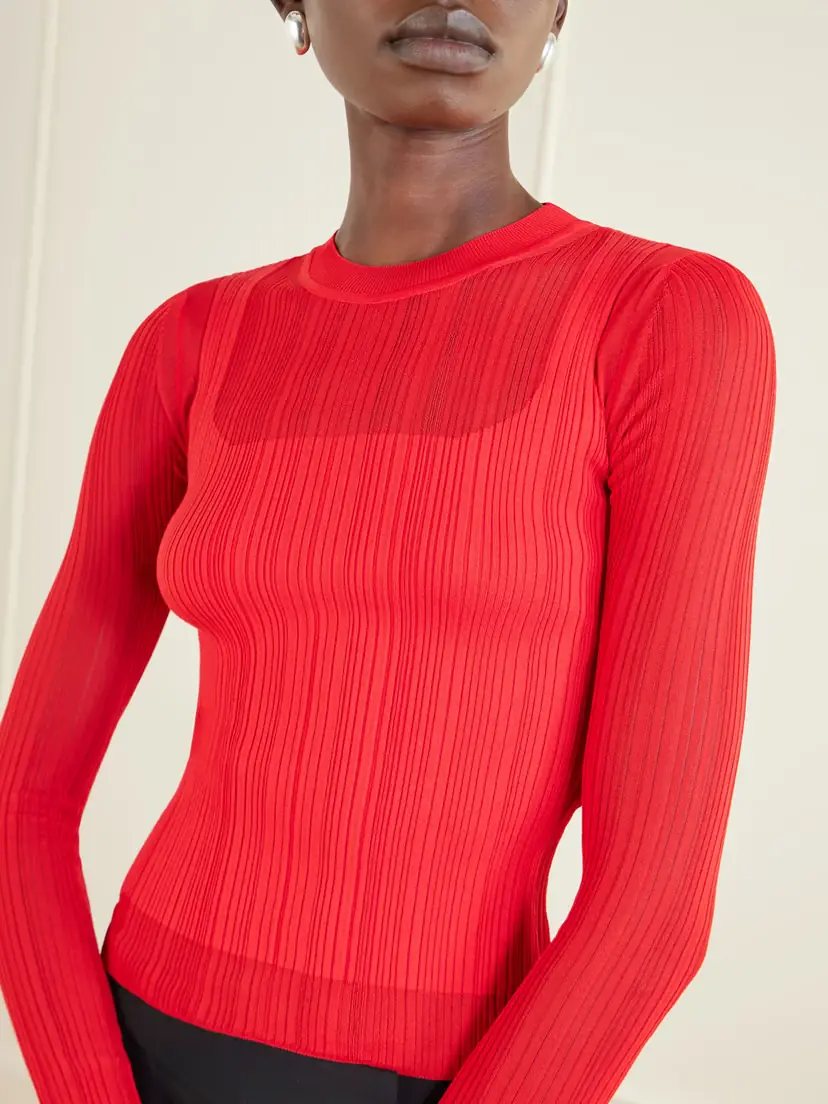 Sportmax Ribbed-knit Top | Thumbnail 5 Sportmax Ribbed-knit Top | Thumbnail 5