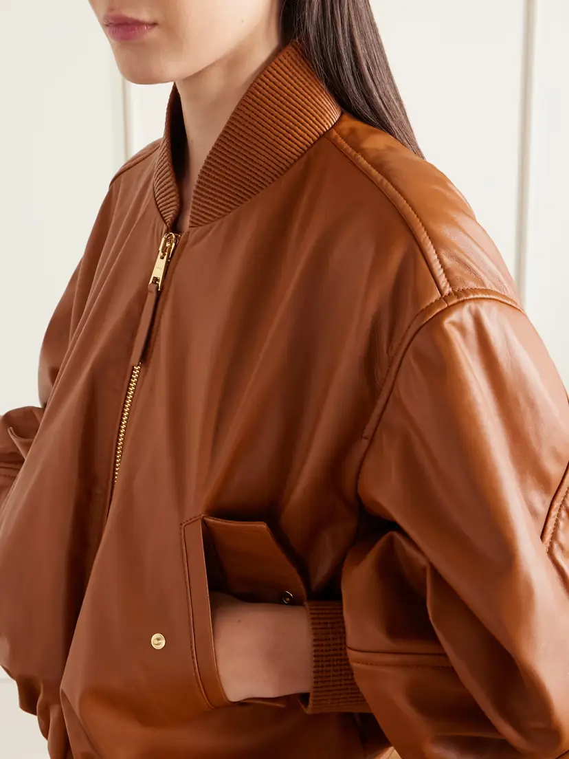 Givenchy Padded Leather Bomber Jacket | Thumbnail 5