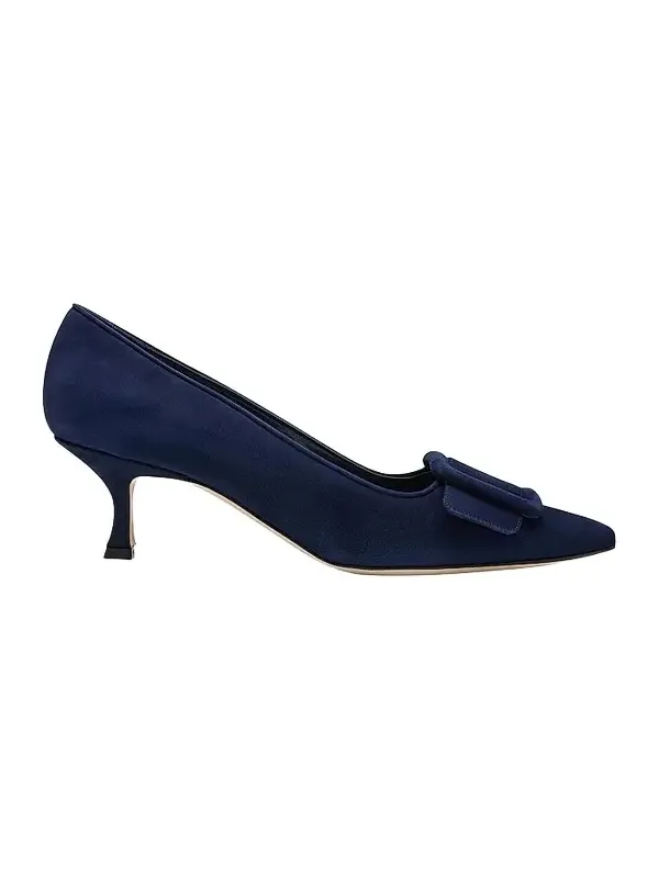Women's Maysale 50MM Suede Buckle Pumps Women's Maysale 50MM Suede Buckle Pumps