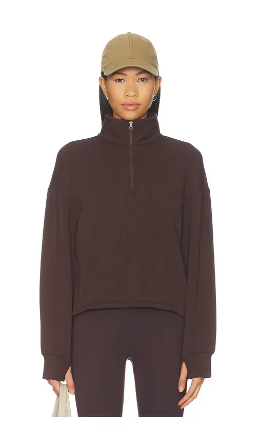Varley Sian Cropped Half Zip Midlayer | Thumbnail 2