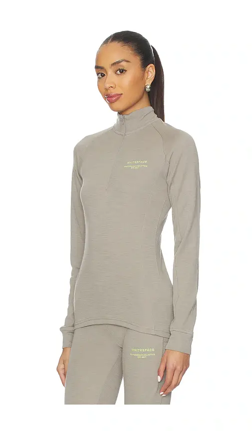 Whitespace Merino Mock Neck Top | Thumbnail 2 Whitespace Merino Mock Neck Top | Thumbnail 2