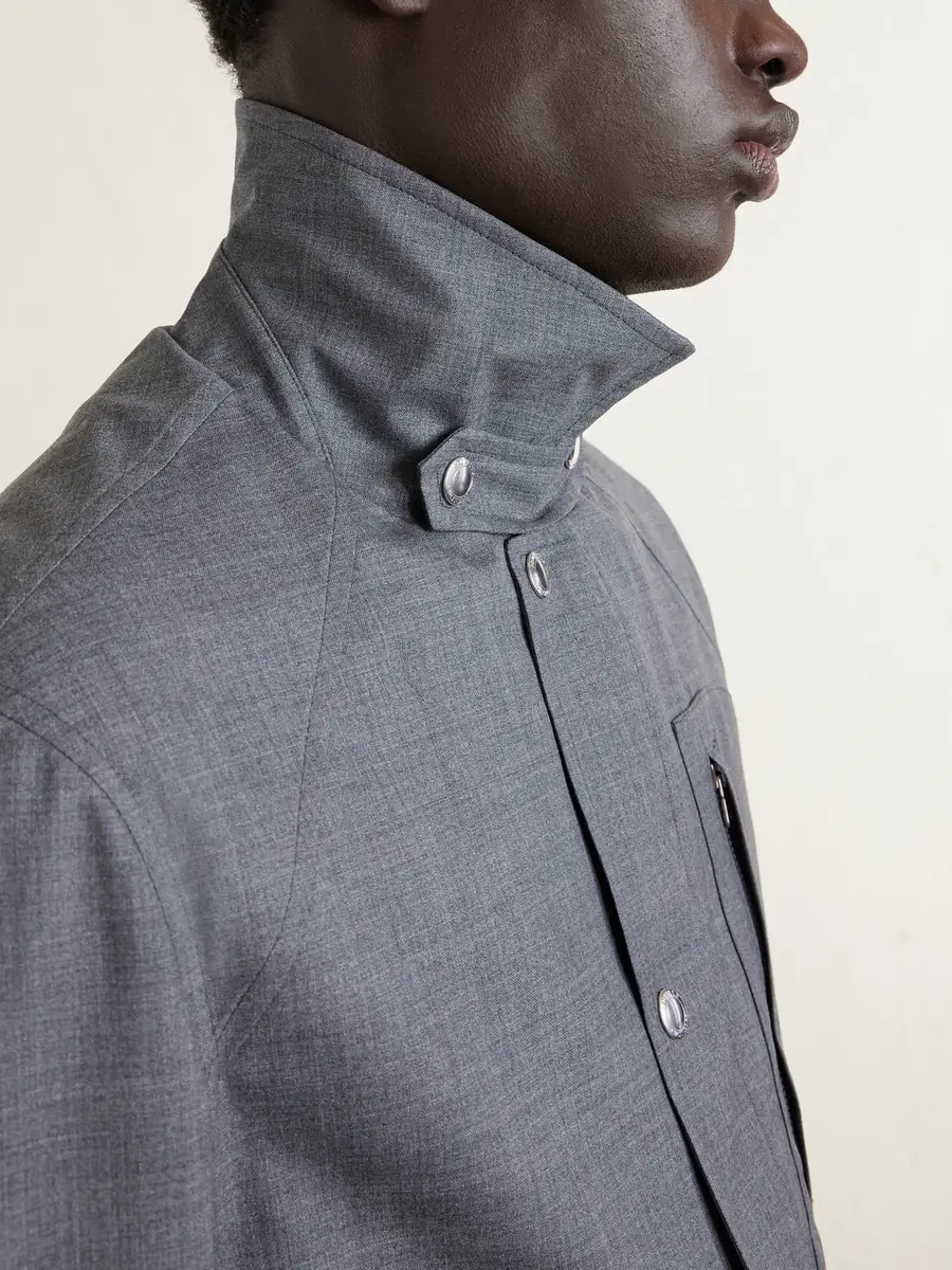 Brunello Cucinelli Virgin Wool Field Jacket - Men | Thumbnail 5 Brunello Cucinelli Virgin Wool Field Jacket - Men | Thumbnail 5