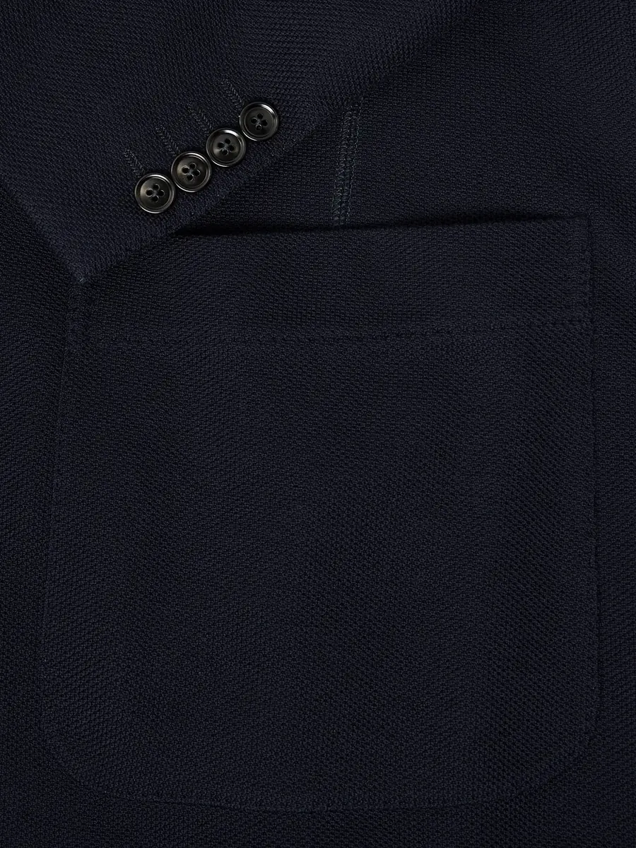 Zegna Wool and Cotton-Blend Piqué Blazer - Men | Thumbnail 5