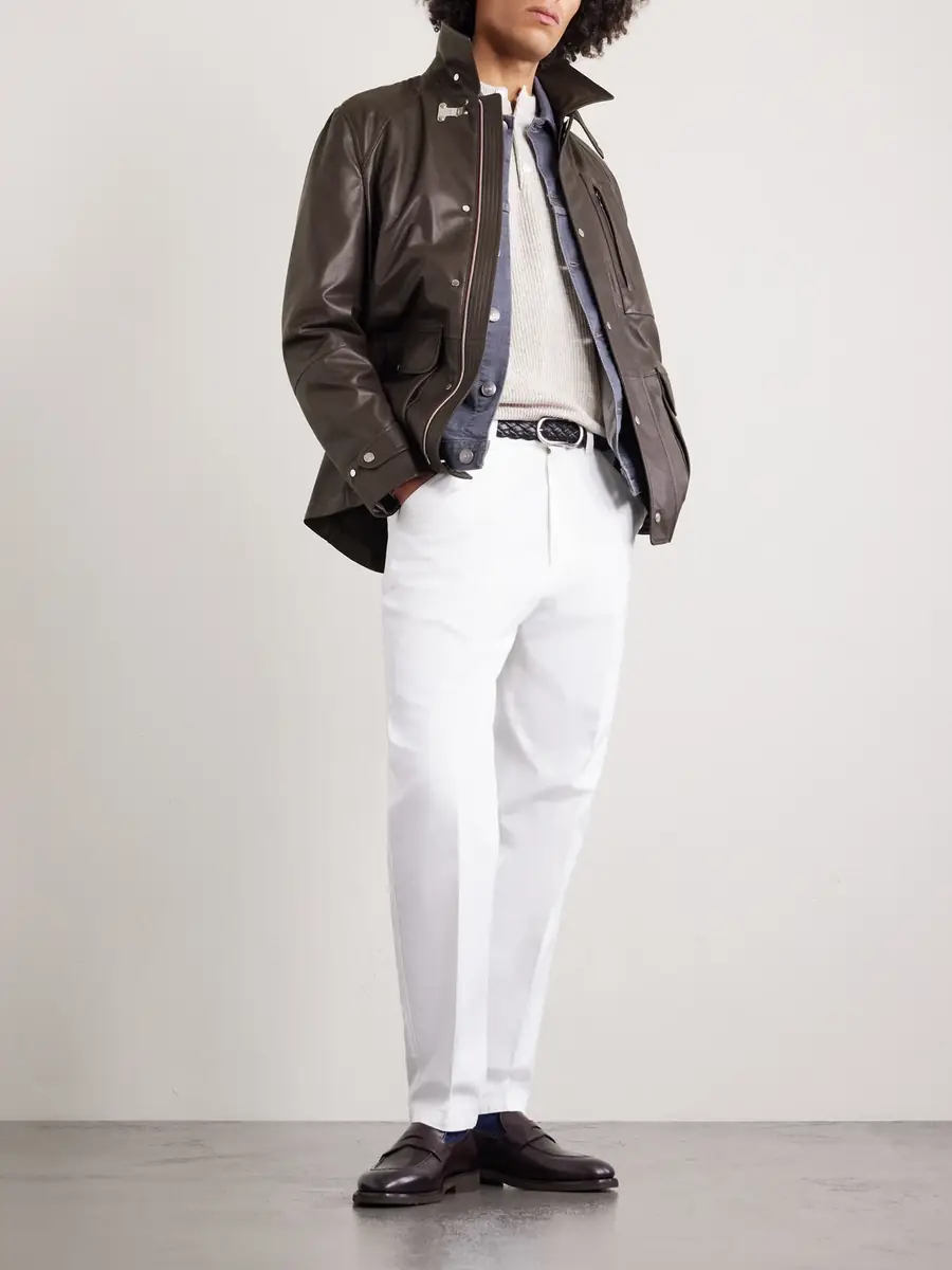Brunello Cucinelli Leather Jacket - Men | Thumbnail 2