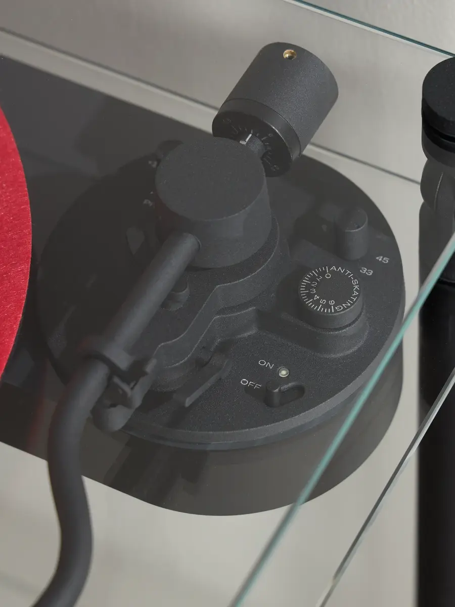 TRANSPARENT SPEAKER Transparent Turntable with Aluminum and Glass Stand - Men | Thumbnail 3
