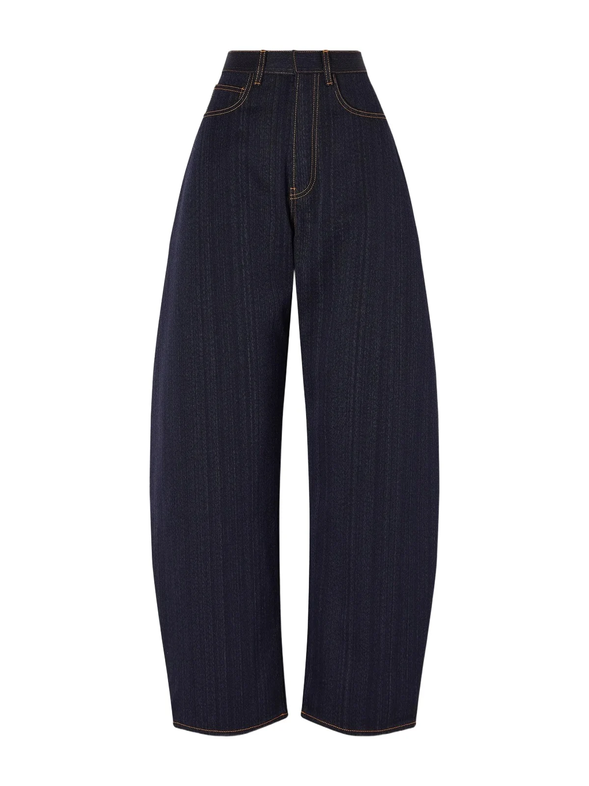 ALAÏA Denim High-rise Barrel-leg Jeans