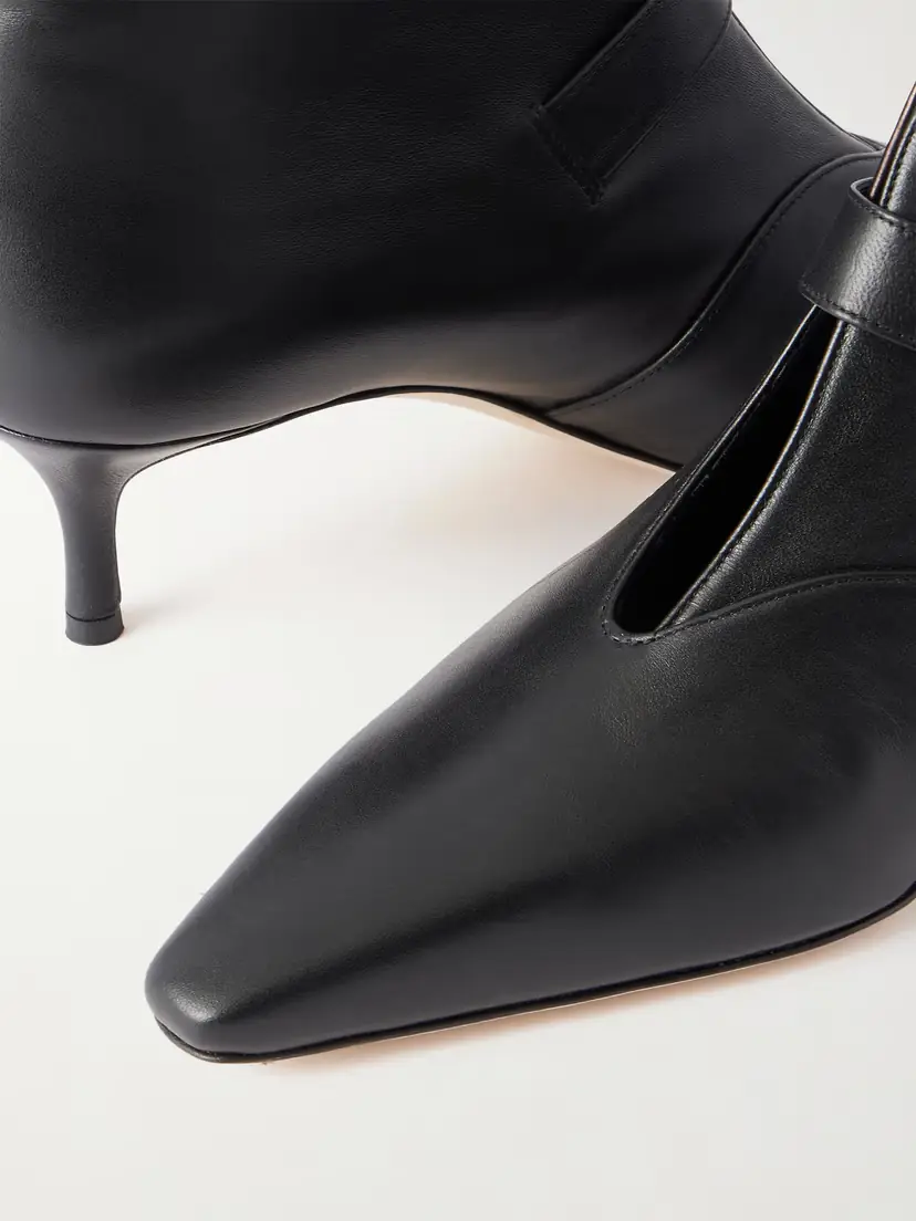 Manolo Blahnik Mendiola 50 Buckled Leather Ankle Boots | Thumbnail 5 Manolo Blahnik Mendiola 50 Buckled Leather Ankle Boots | Thumbnail 5
