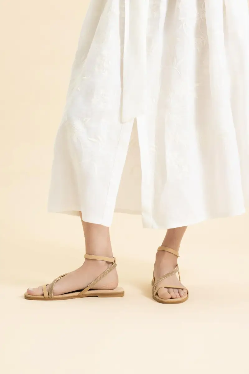 ELEVENTY Crystal Wrap Sandal | Thumbnail 3