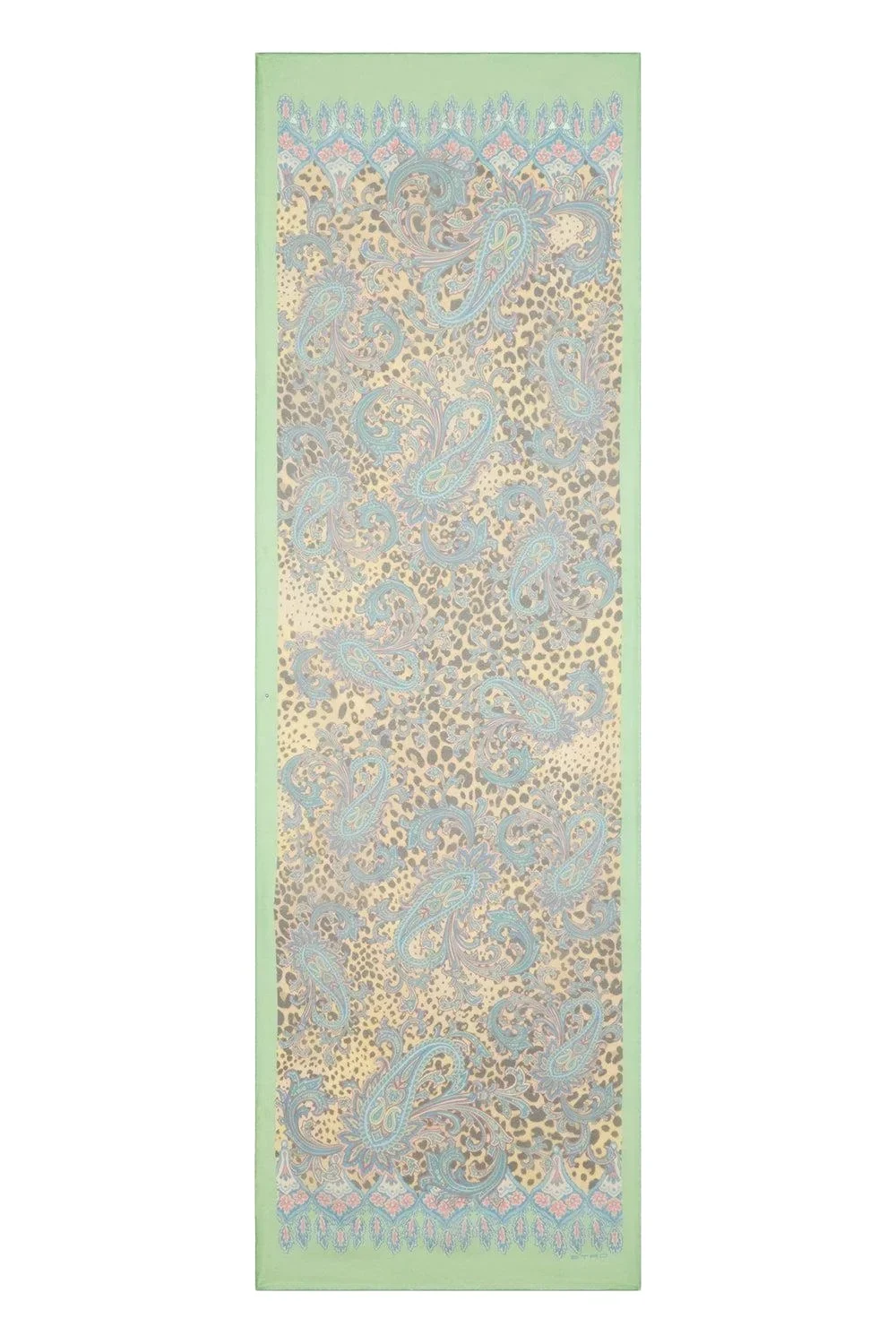Printed Tosca Scarf - Dark Brown Printed Tosca Scarf - Dark Brown