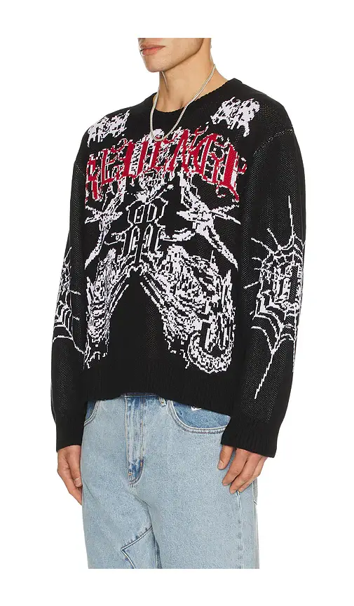 Revenge Prison Tattoo Knit Sweater | Thumbnail 2