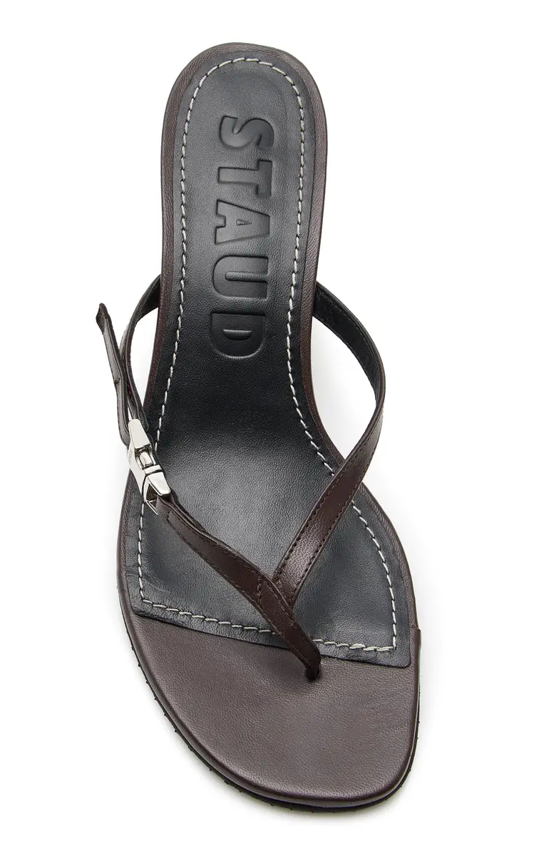 Staud Flynn Leather Kitten Heels | Thumbnail 4 Staud Flynn Leather Kitten Heels | Thumbnail 4