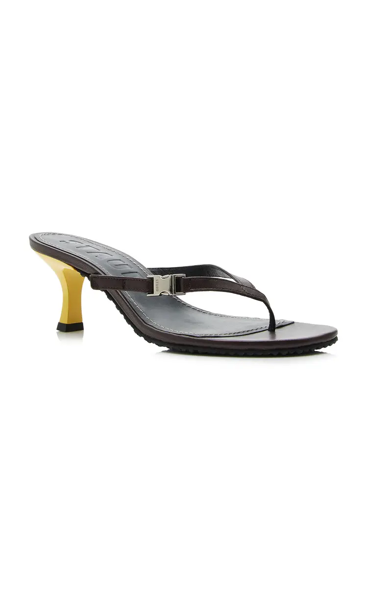 Staud Flynn Leather Kitten Heels | Thumbnail 5 Staud Flynn Leather Kitten Heels | Thumbnail 5
