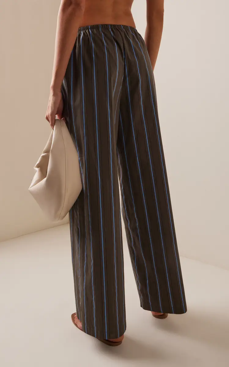 STAUD Mateo Striped Cotton Pants | Thumbnail 4 STAUD Mateo Striped Cotton Pants | Thumbnail 4