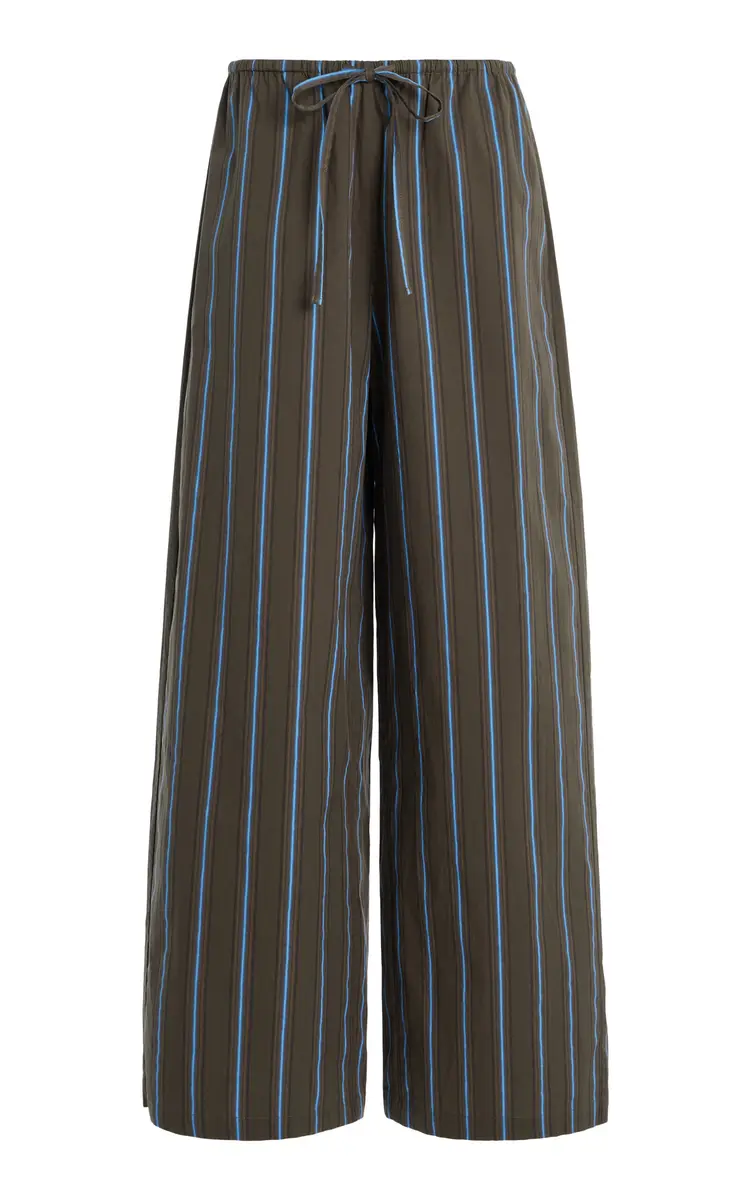 Mateo Striped Cotton Pants Mateo Striped Cotton Pants