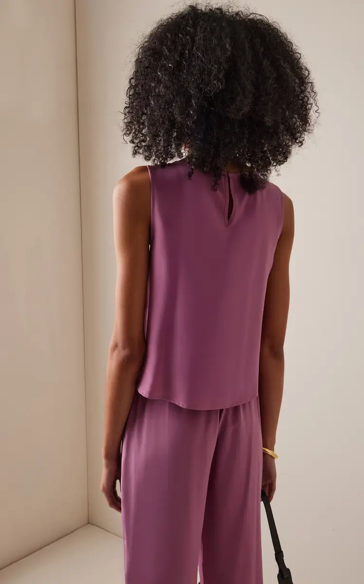 Asceno Sofia Silk Shell Top | Thumbnail 4 Asceno Sofia Silk Shell Top | Thumbnail 4