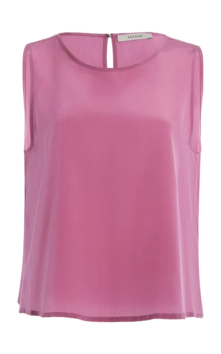 Asceno Sofia Silk Shell Top | Image 1 Asceno Sofia Silk Shell Top | Image 1