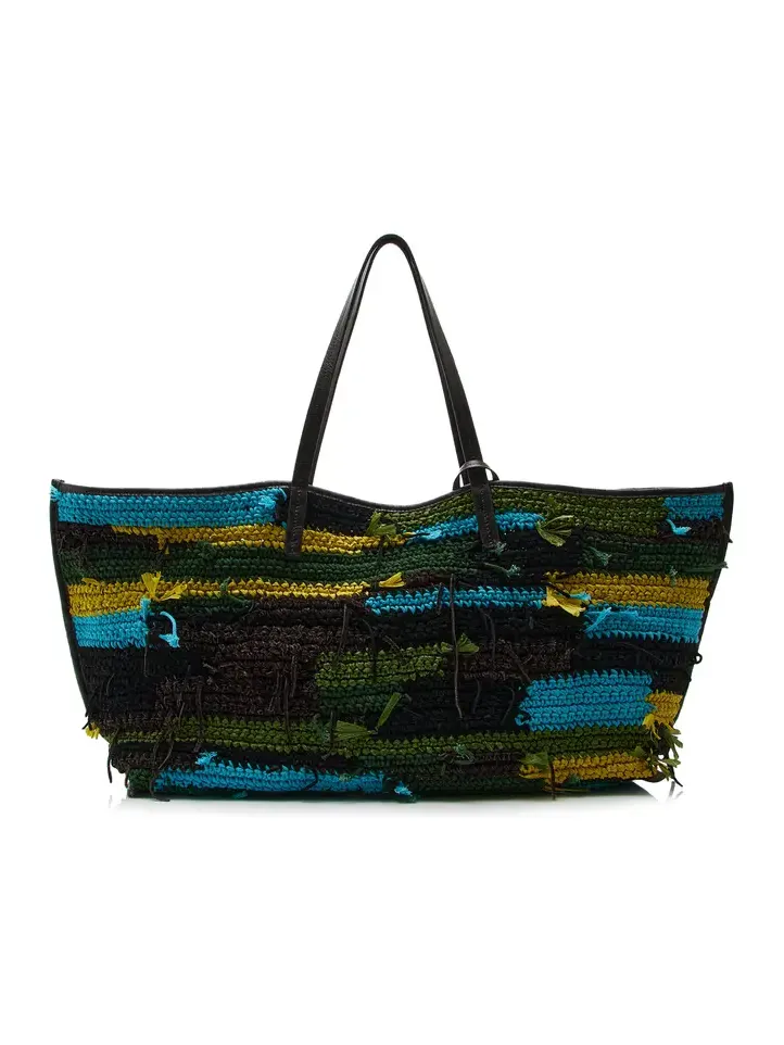 Christos Large Braided Tote Bag