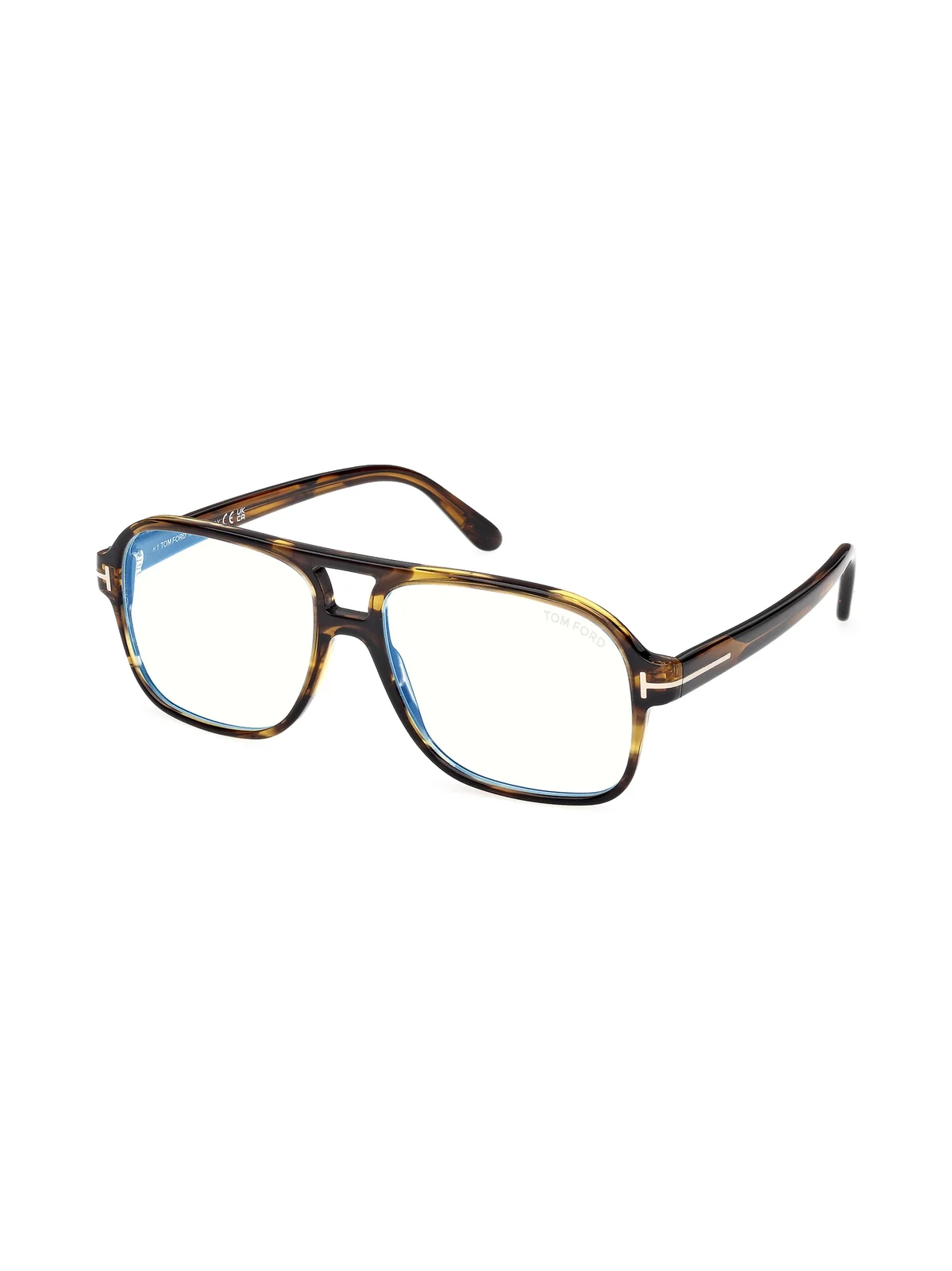 Tom Ford Men's 58MM Blue Block Aviator Eyeglasses
