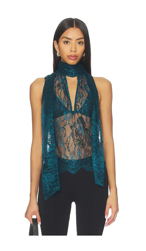 L'Agence Reece Tie Neck Sleeveless Blouse | Thumbnail 2 L'Agence Reece Tie Neck Sleeveless Blouse | Thumbnail 2