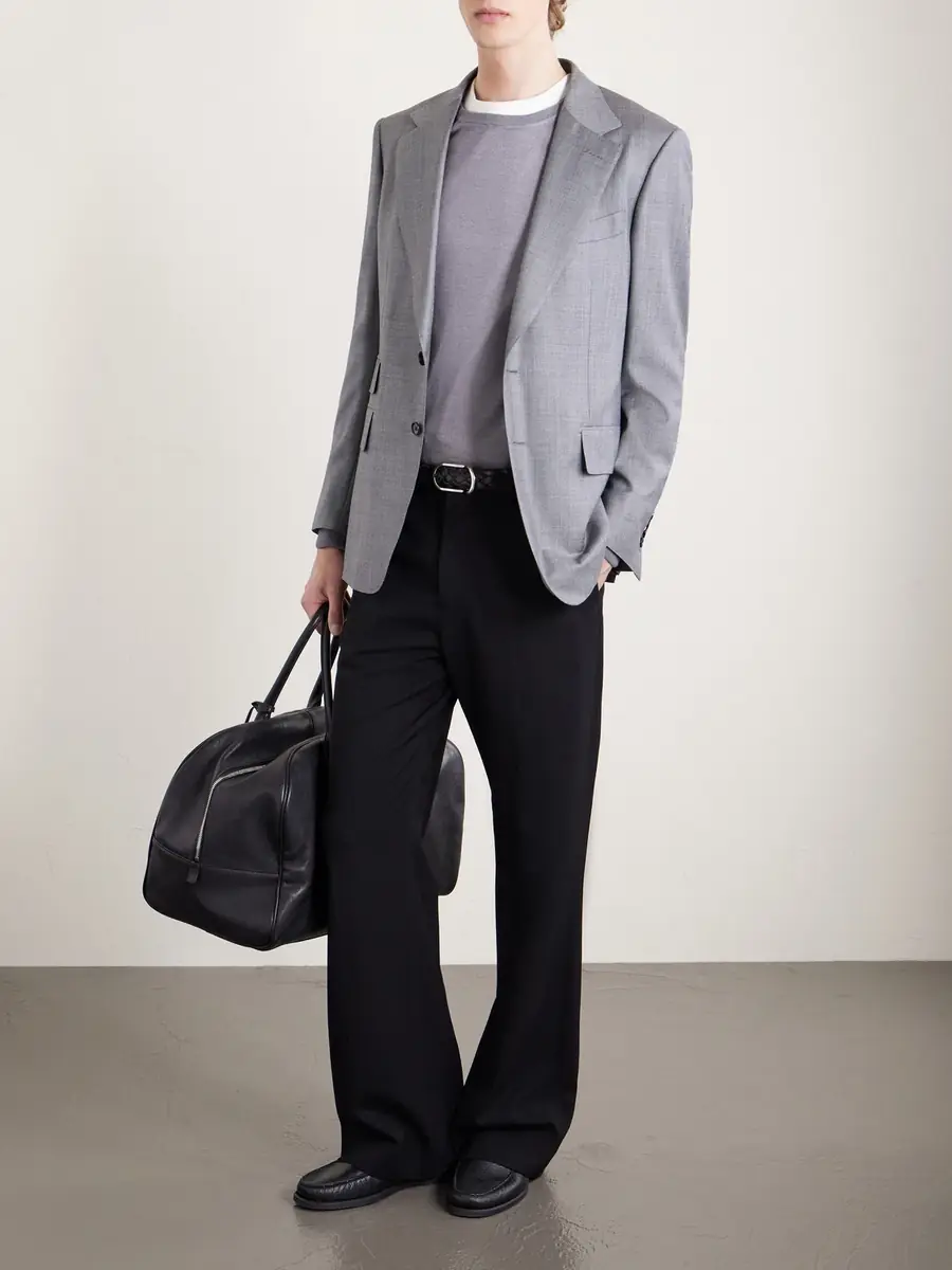 Canali Wool and Silk-Blend Sweater - Men | Thumbnail 2 Canali Wool and Silk-Blend Sweater - Men | Thumbnail 2