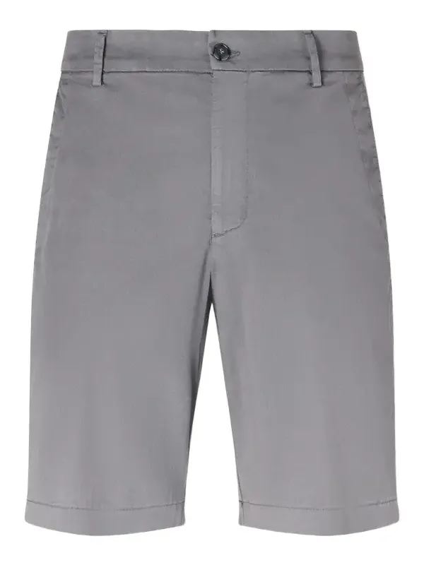 Straight-Leg Stretch Cotton-Blend Shorts - Men Straight-Leg Stretch Cotton-Blend Shorts - Men