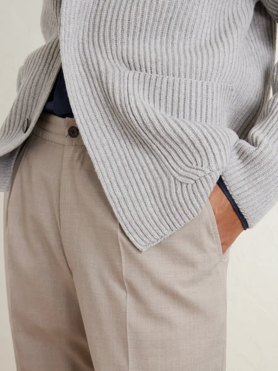 dunhill Tapered Super 130s Wool Trousers - Men | Thumbnail 6 dunhill Tapered Super 130s Wool Trousers - Men | Thumbnail 6