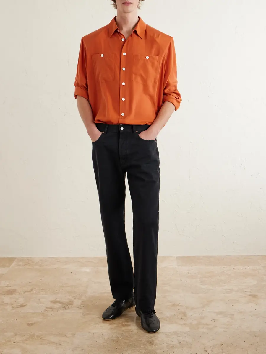 Saint Laurent Straight-Leg Jeans - Men | Thumbnail 2 Saint Laurent Straight-Leg Jeans - Men | Thumbnail 2