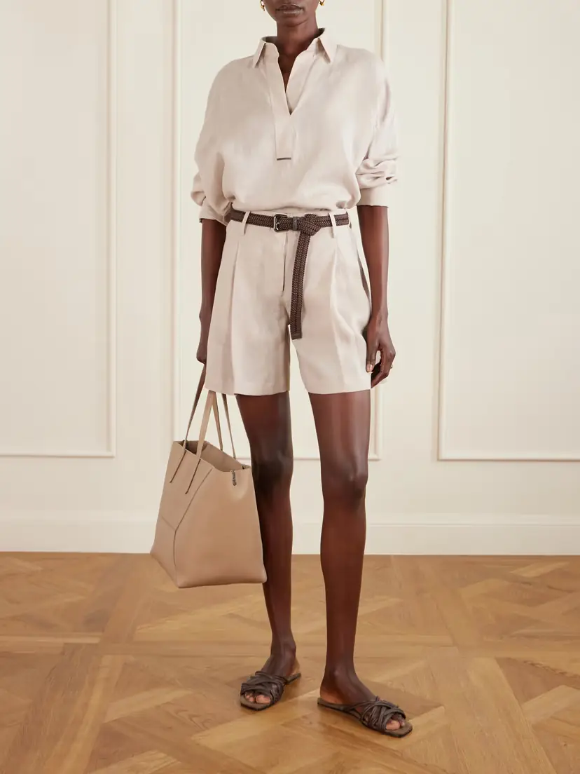 Brunello Cucinelli Linen Blouse | Thumbnail 2 Brunello Cucinelli Linen Blouse | Thumbnail 2