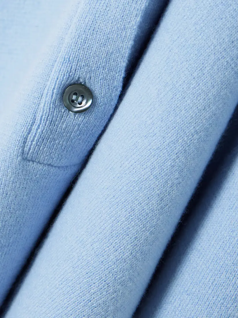 RÓHE Wool And Cashmere-blend Polo Shirt | Thumbnail 4