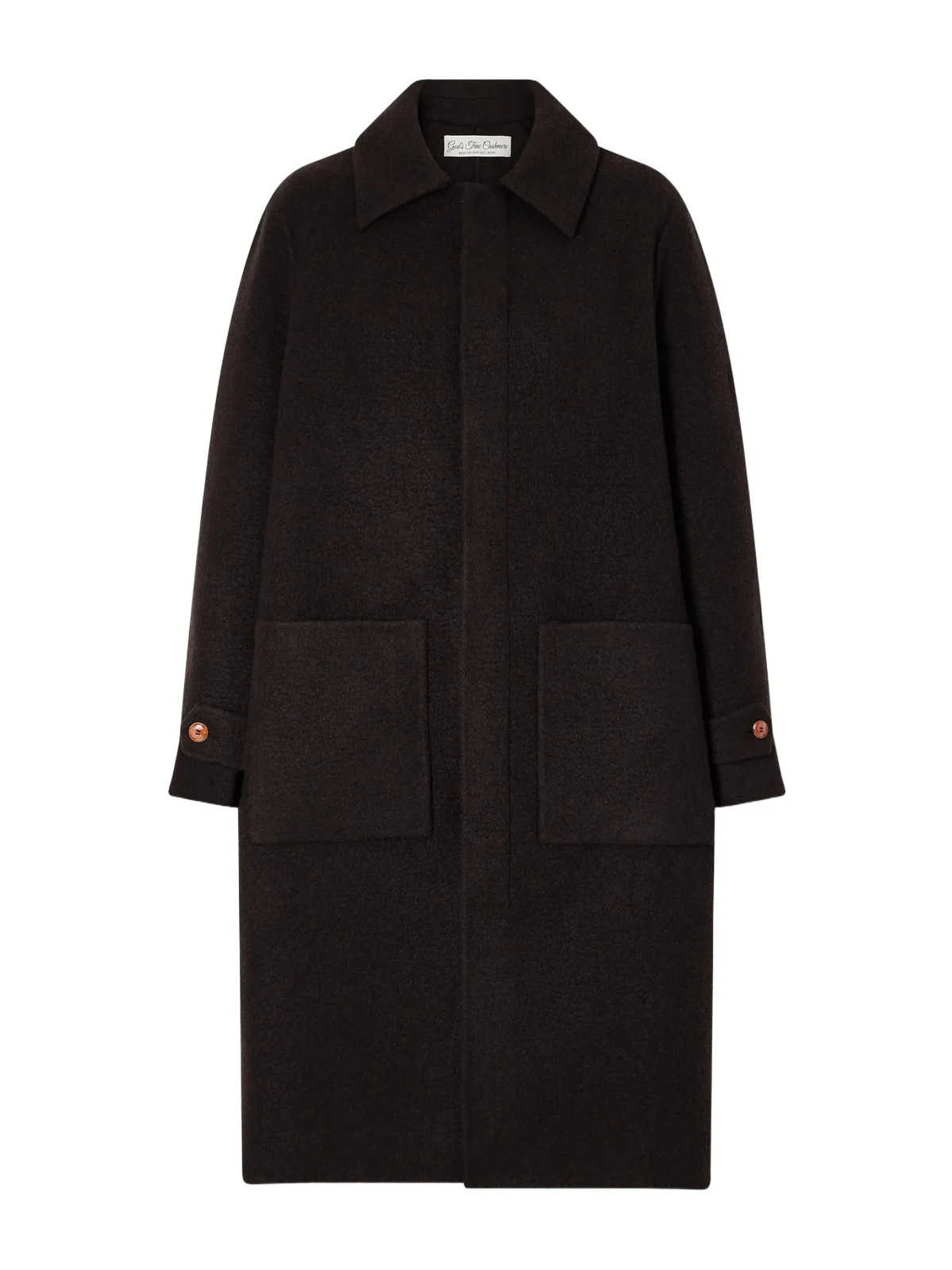 God’s True Cashmere Angel Cashmere And Wool-blend Coat - Brown