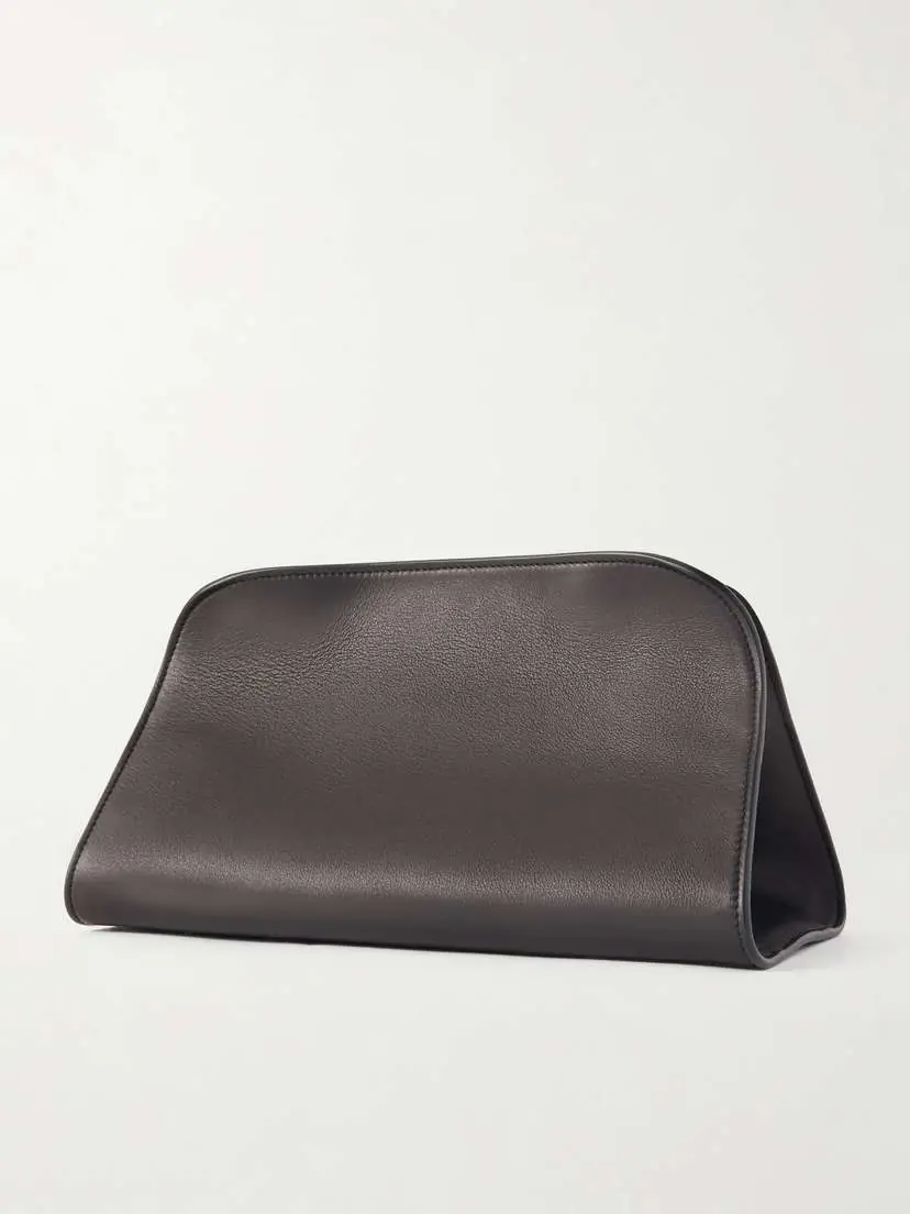 The Row Peggy Leather Clutch | Thumbnail 4