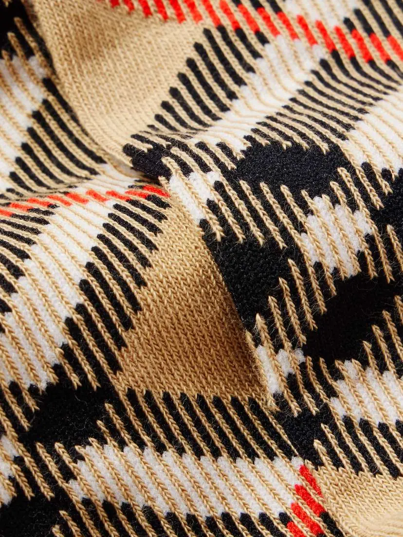 Burberry Checked Cotton-blend Socks | Thumbnail 3 Burberry Checked Cotton-blend Socks | Thumbnail 3