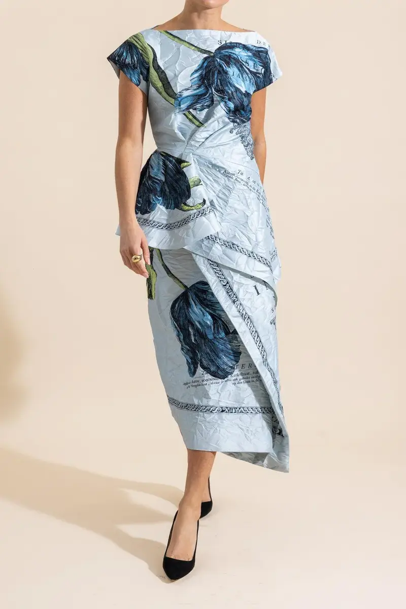 Erdem Draped Midi Skirt | Thumbnail 2