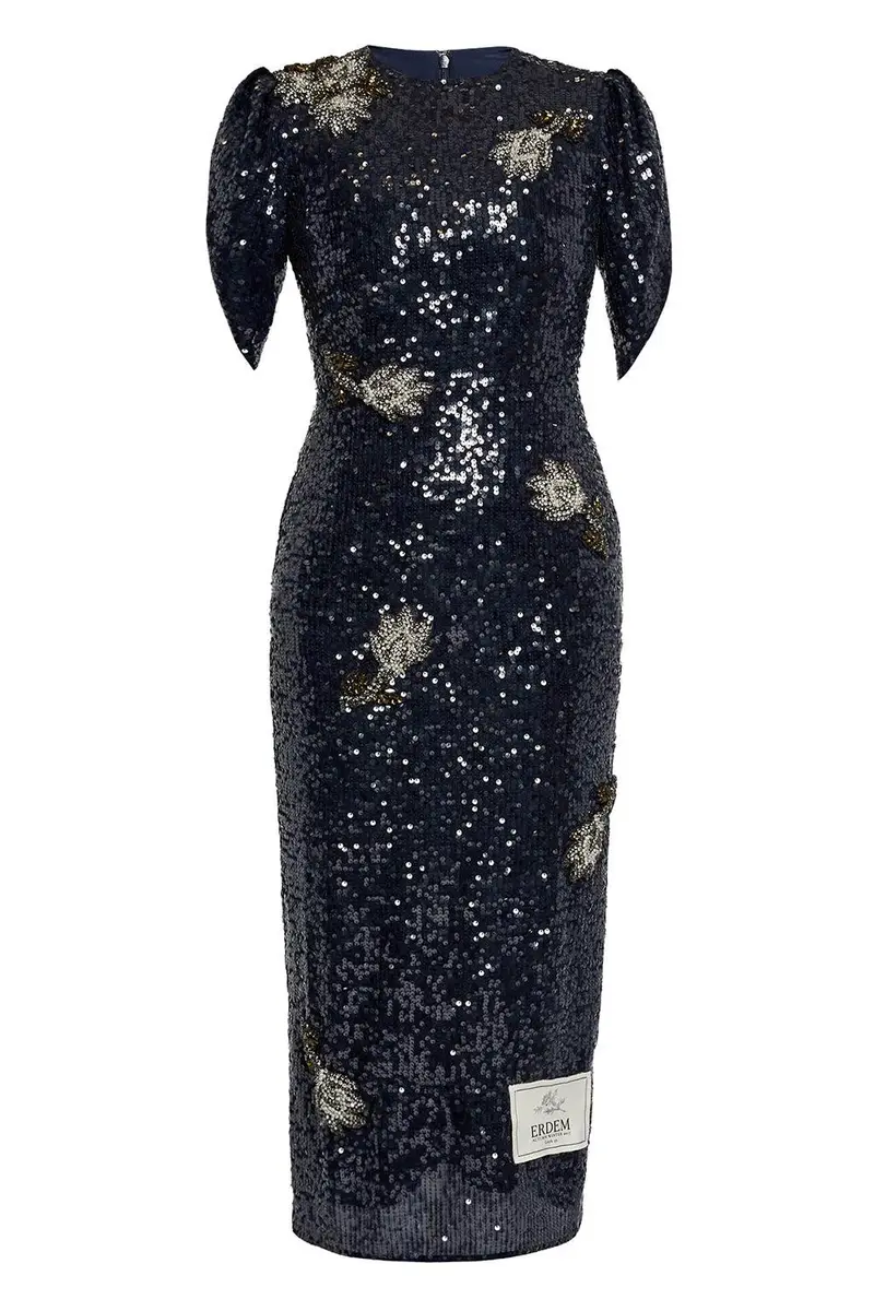 Erdem Sequin Cocktail Dress | Image 1 Erdem Sequin Cocktail Dress | Image 1