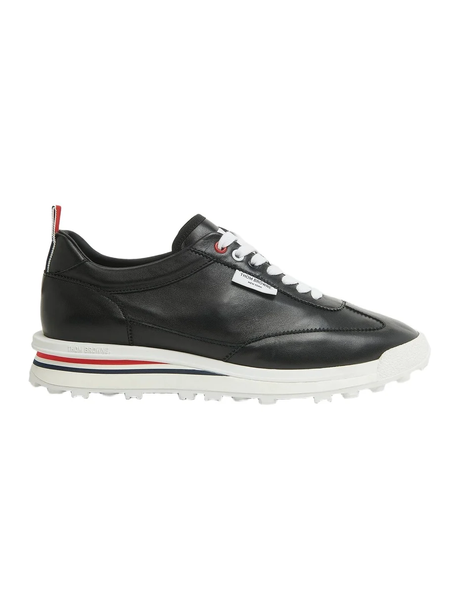 Men's Soft Tech Leather Low-Top Sneakers Men's Soft Tech Leather Low-Top Sneakers