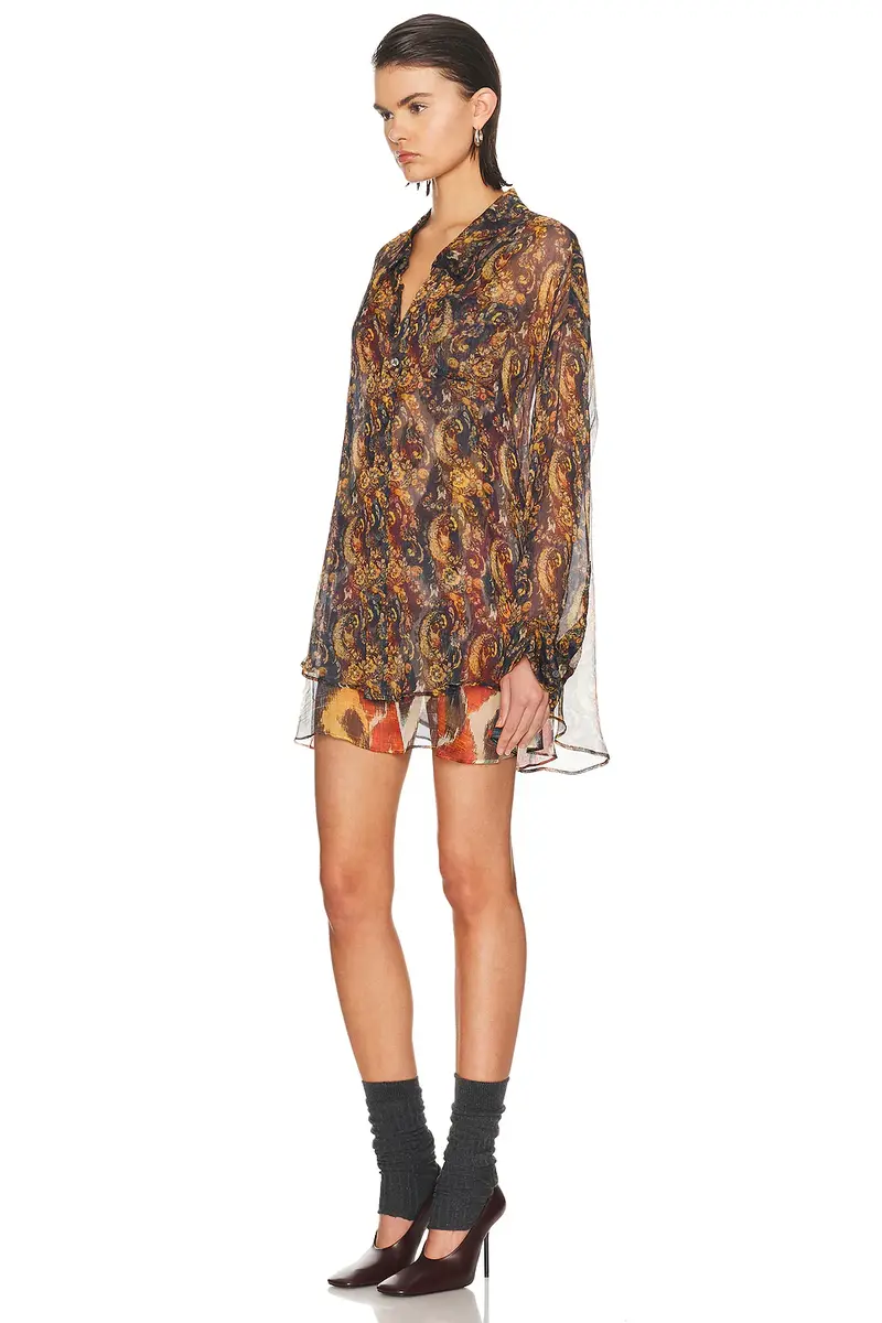 R13 Chiffon Printed Dress Set | Thumbnail 3 R13 Chiffon Printed Dress Set | Thumbnail 3