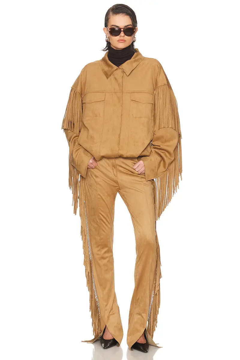 Norma Kamali Fringe Spat Pant | Thumbnail 5