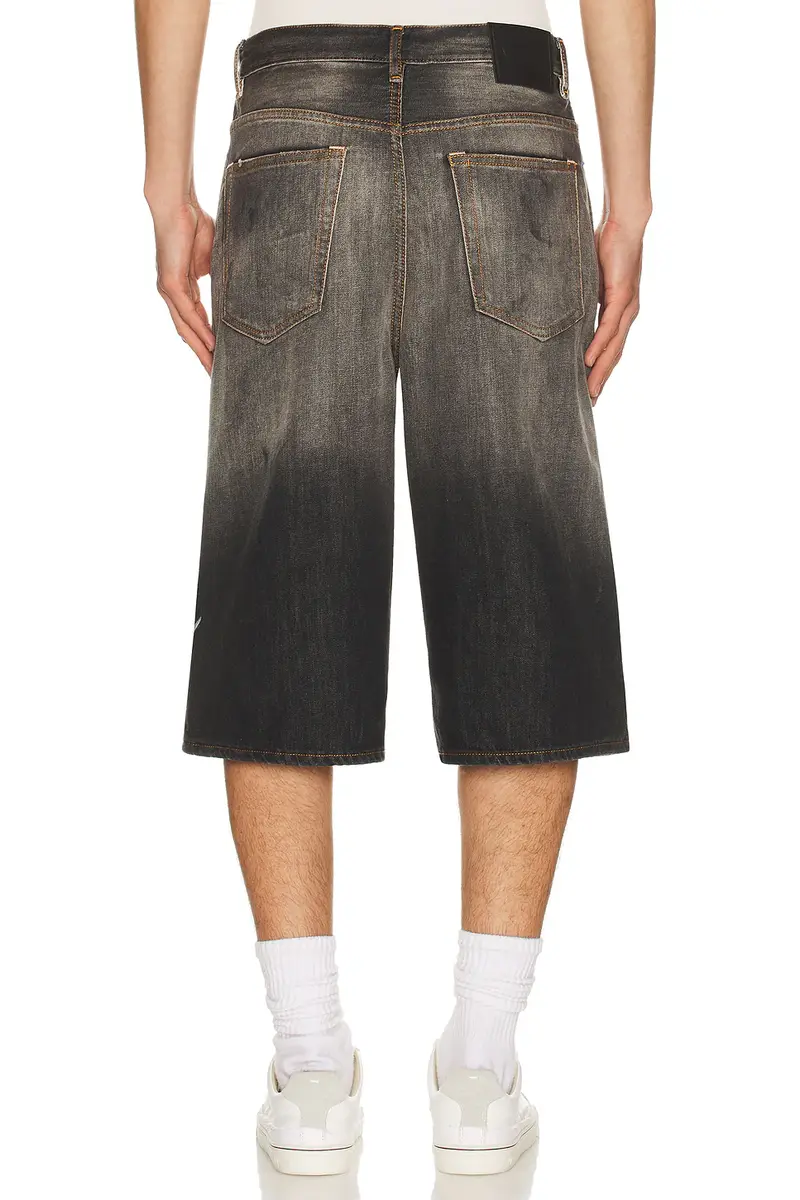 Acne Studios Judda Black Trafalgar Denim Short | Thumbnail 2 Acne Studios Judda Black Trafalgar Denim Short | Thumbnail 2