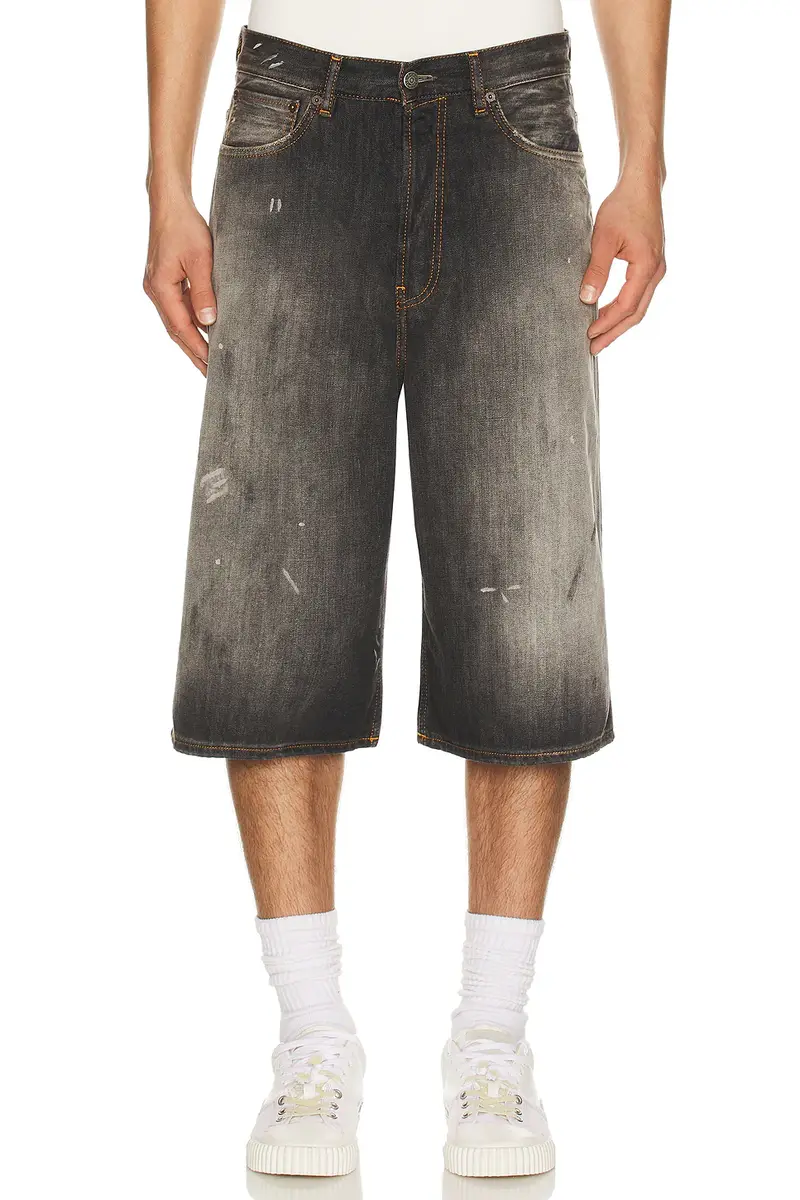 Acne Studios Judda Black Trafalgar Denim Short | Image 1 Acne Studios Judda Black Trafalgar Denim Short | Image 1