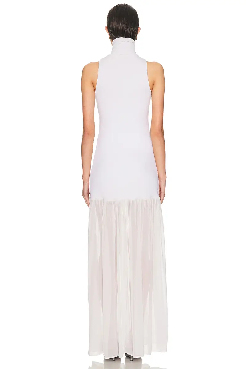 ENZA COSTA Airy Halter Turtleneck Dress | Thumbnail 3 ENZA COSTA Airy Halter Turtleneck Dress | Thumbnail 3