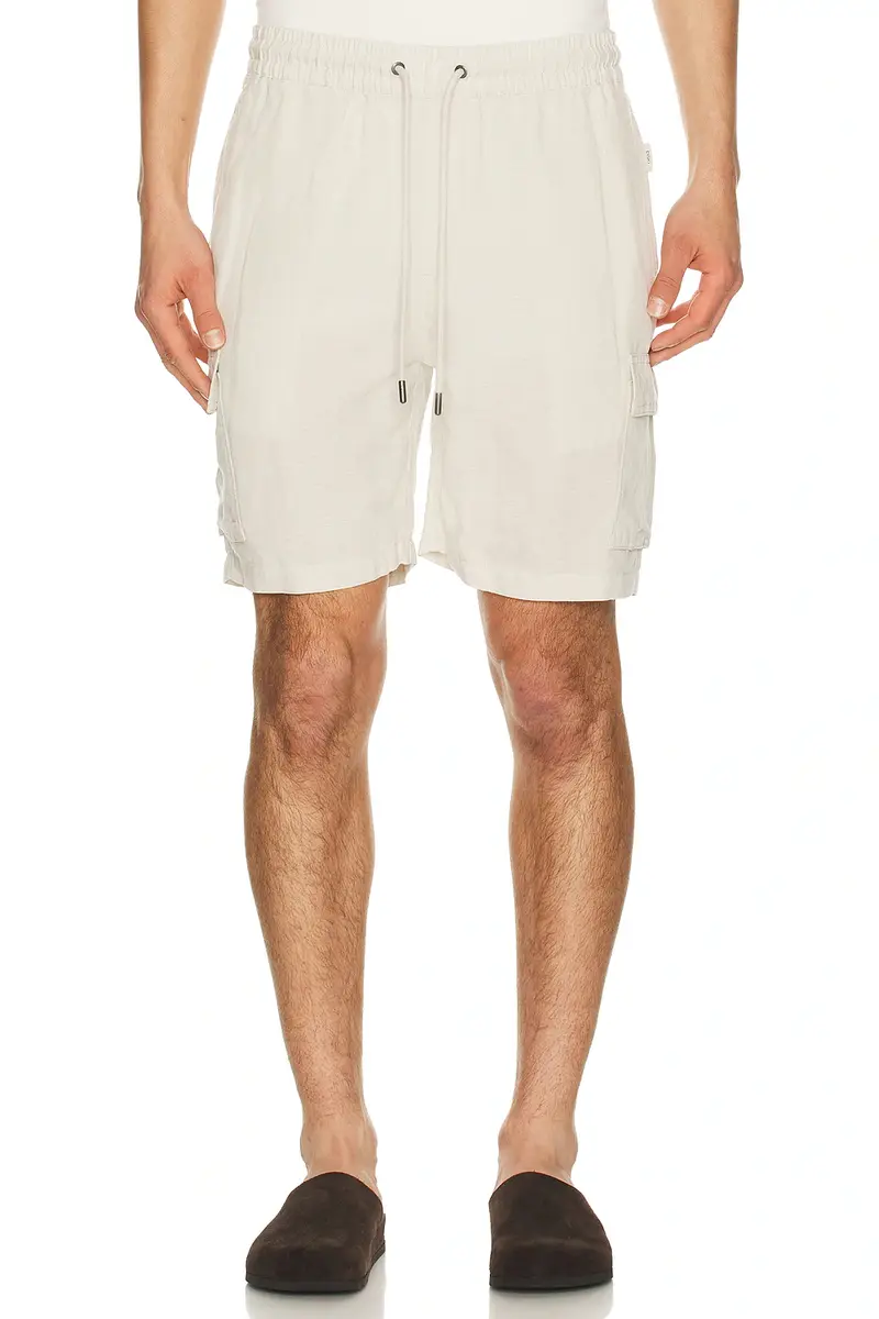 Onia Air Linen Pull On Cargo Short | Thumbnail 3 Onia Air Linen Pull On Cargo Short | Thumbnail 3
